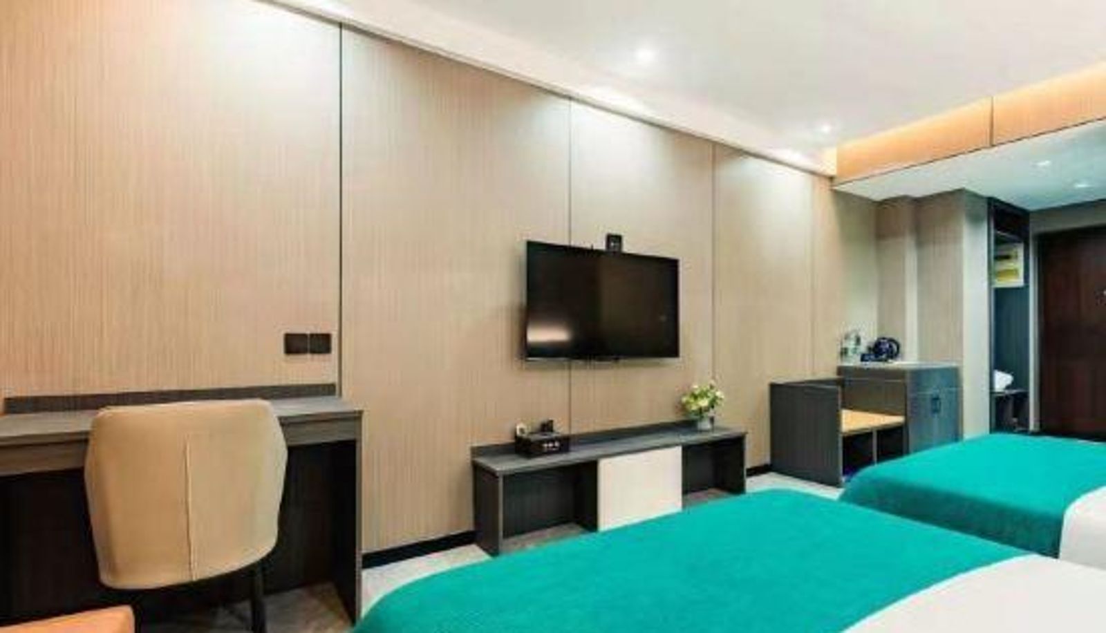 Zimmer - Tai'an) Cloud family light luxury hotel (Wuyue Plaza branch