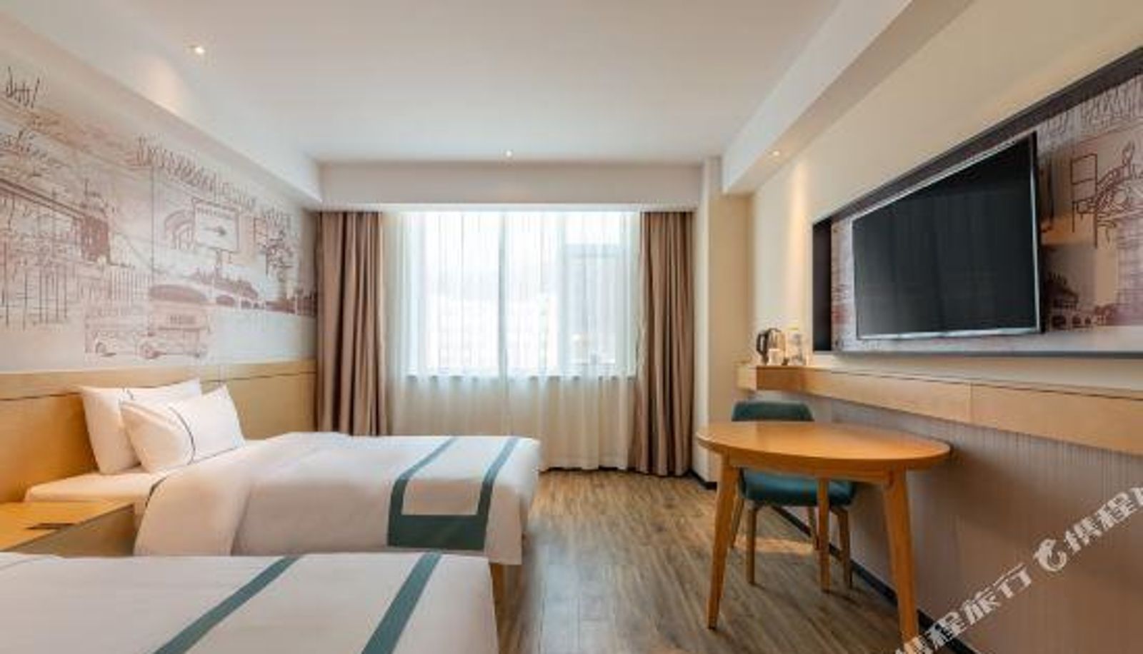 Zimmer mit Bergblick - City Convenience Hotel (Tai'an Taishan Tianwaicun Hongmen Branch)