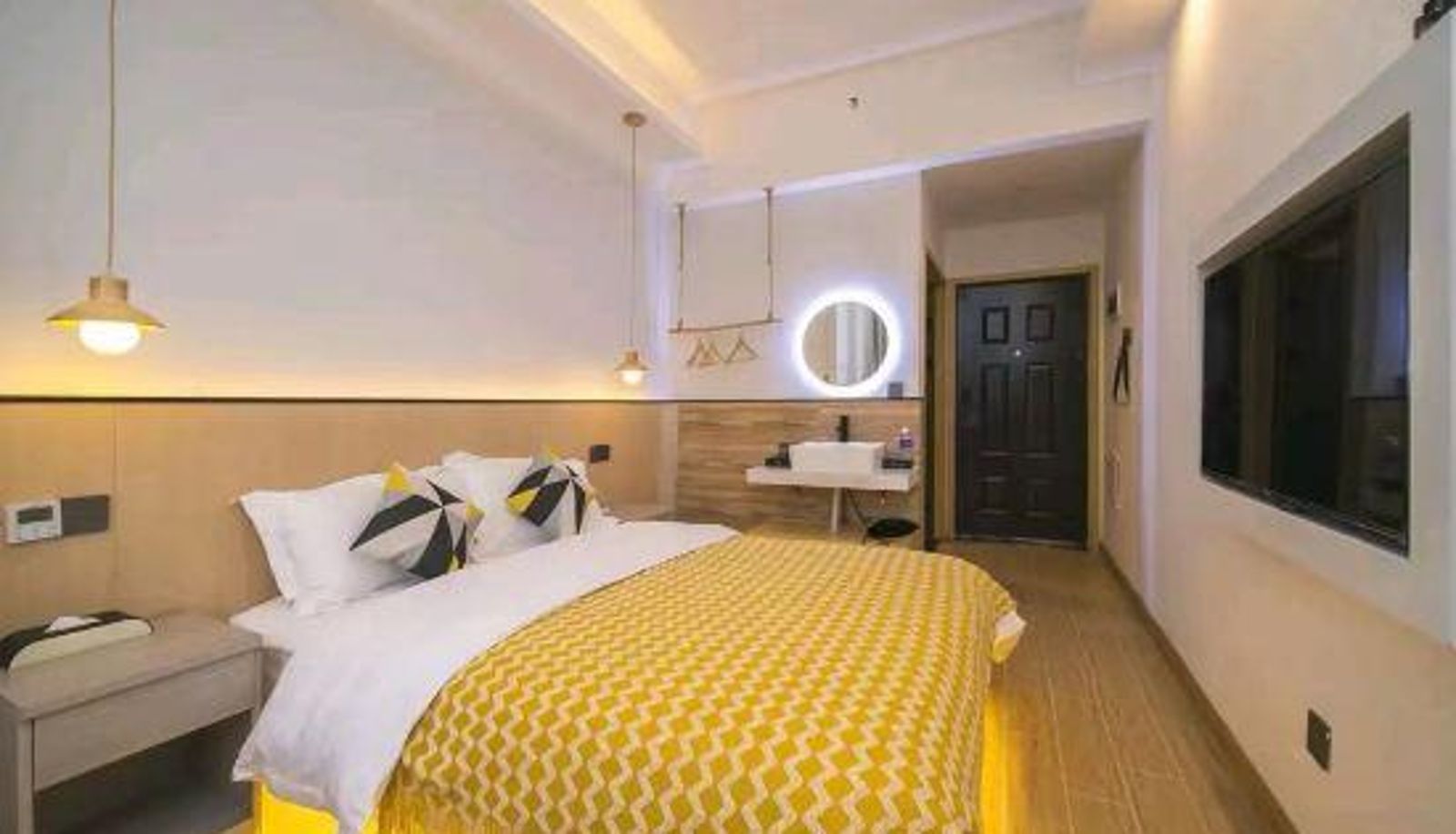 Habitación - Shijiazhuang Zhenpin Light Luxury Apartment (Xinbai Plaza Vientiane City)