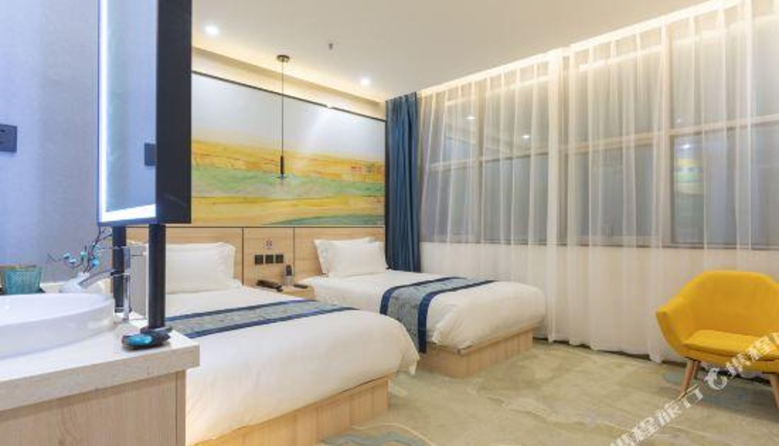 Business-kamer - Baoyang Boutique Hotel (Shijiazhuang North Zhonghua Street Zhongchu Plaza)