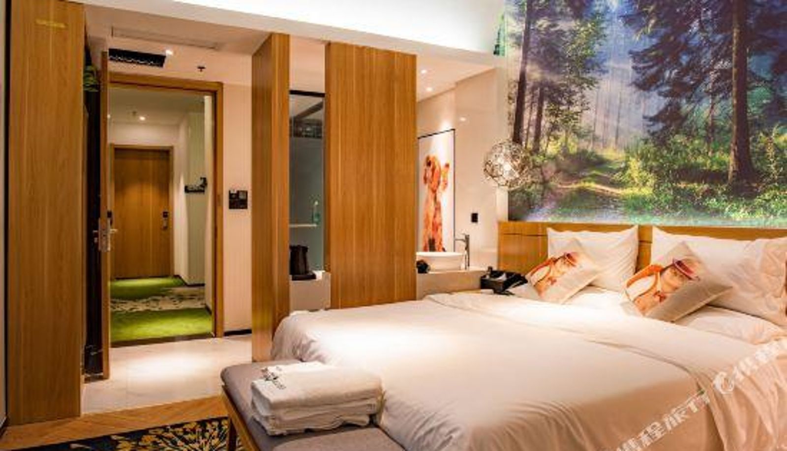 Pokój z balkonem - Wonderland Hotel (Nanyang Jianye Kaixuan Plaza)
