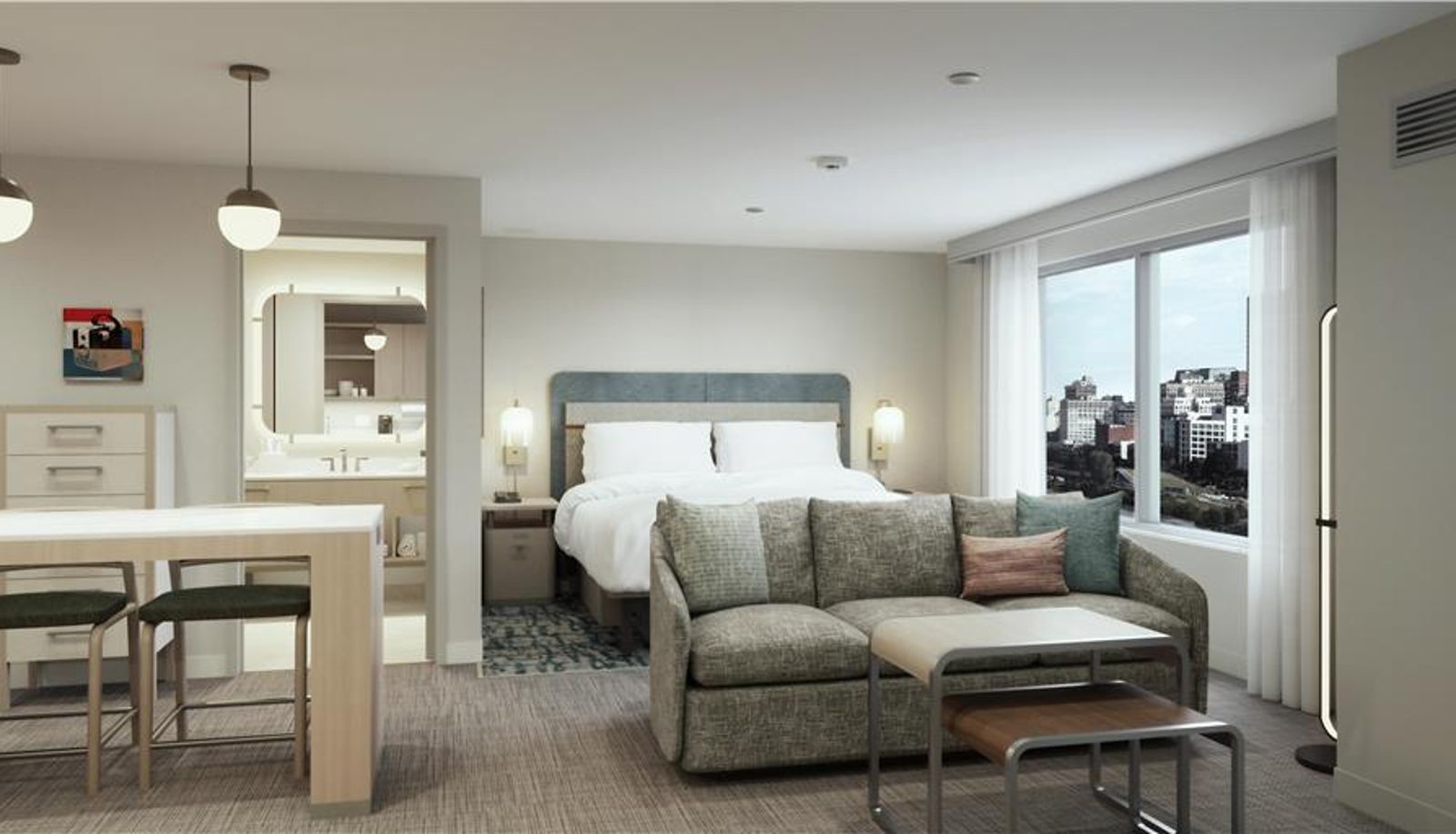Zimmer - Homewood Suites by Hilton Santa Maria