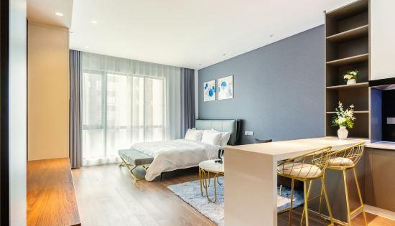Widok wnętrza - Elan Yalan apartment Luoyang (Wanda Plaza peony Plaza subway station)
