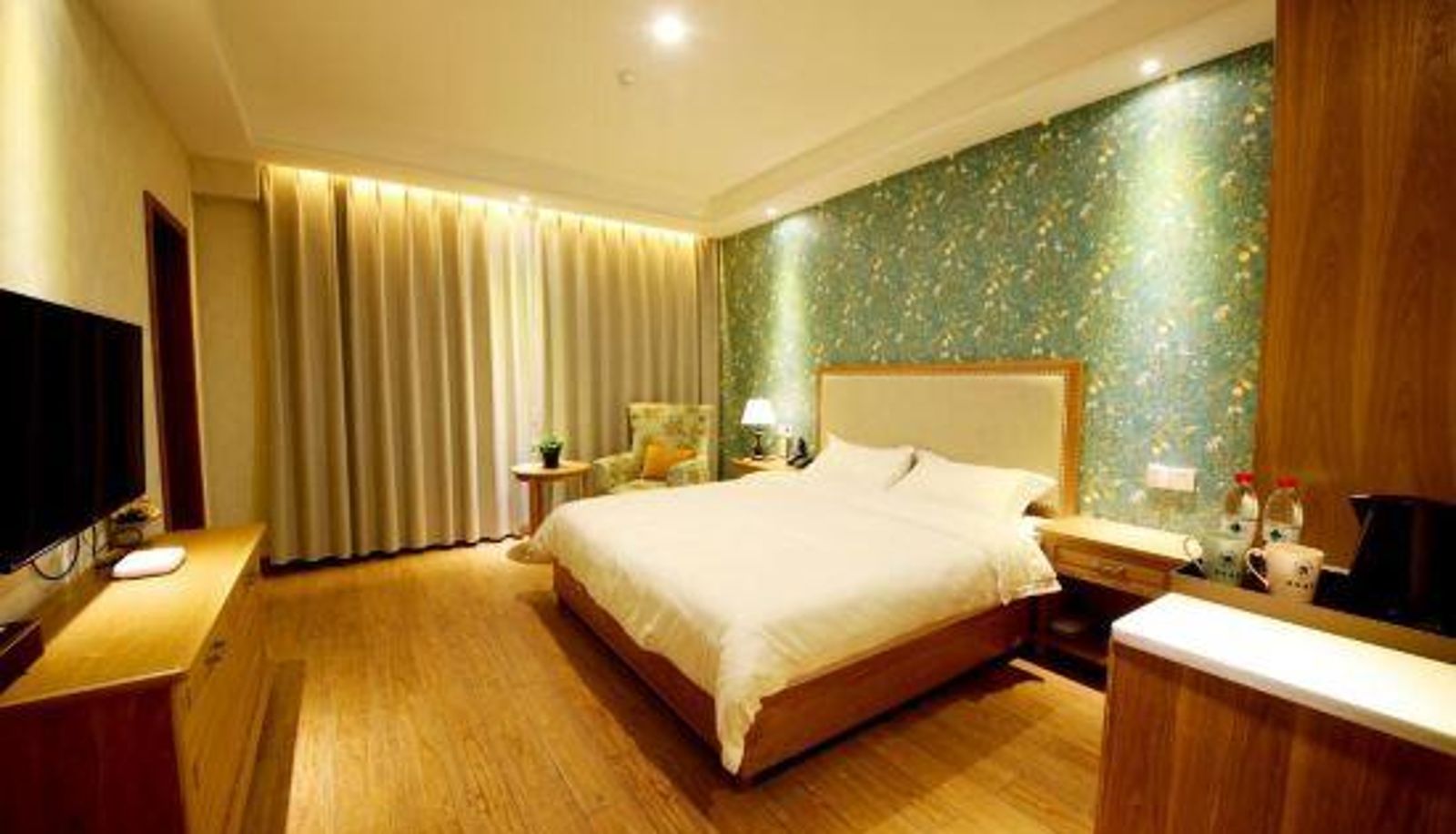 Zimmer mit Flussblick - Binyue Crystal Apartment Hotel