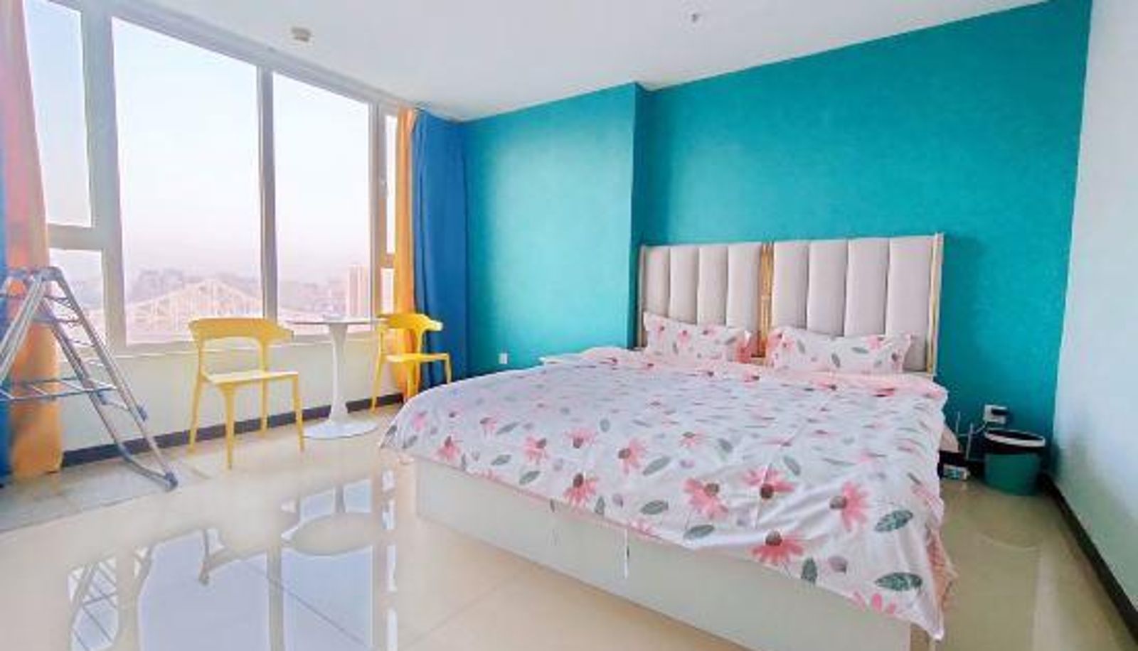 Zimmer - Huguo Film Theme Apartment (Langfang Railway Station Shop)