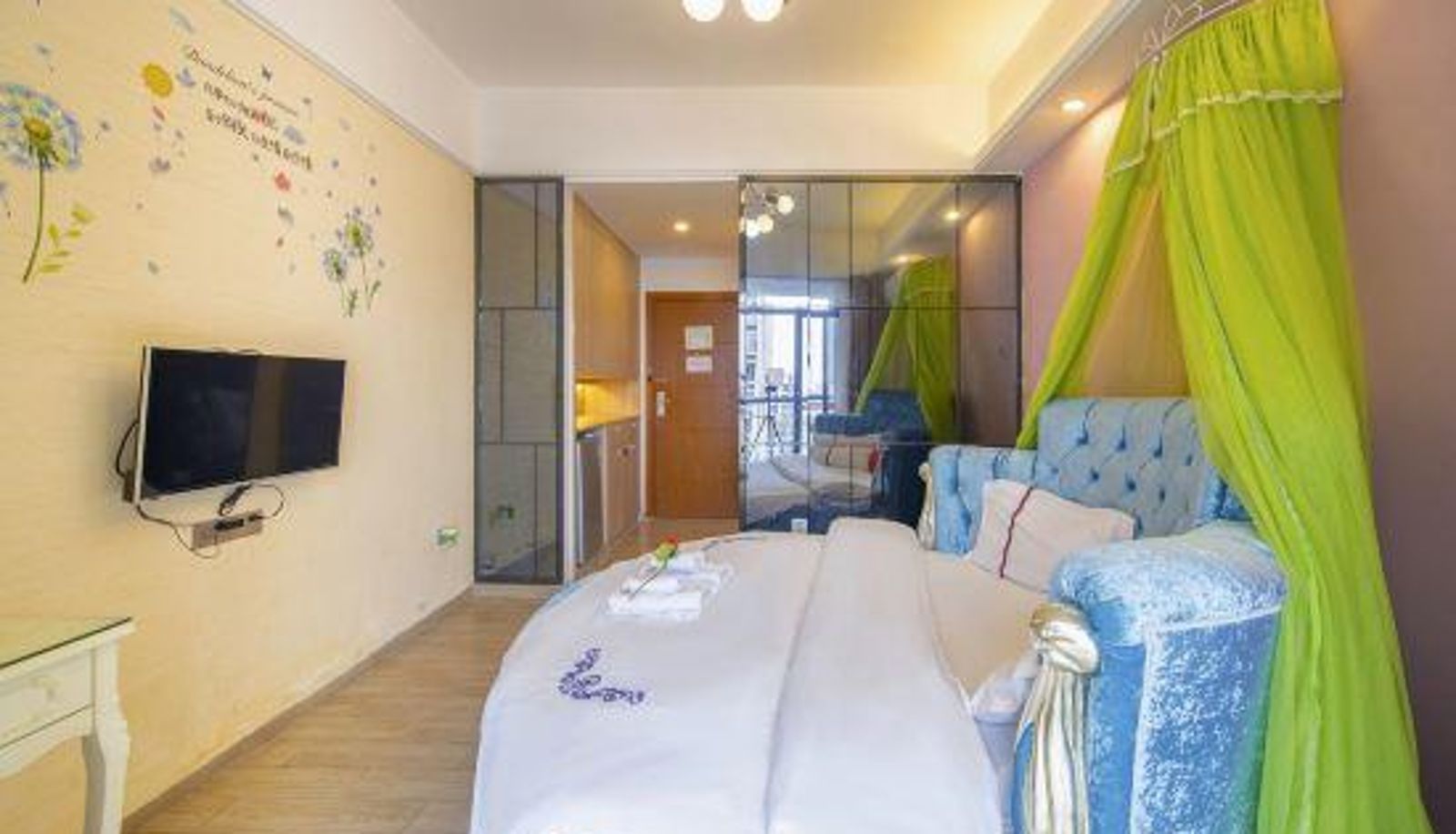 Chambre - Tianqin Mushang Hotel Apartment (Huizhou Dayawan Western District Century City)
