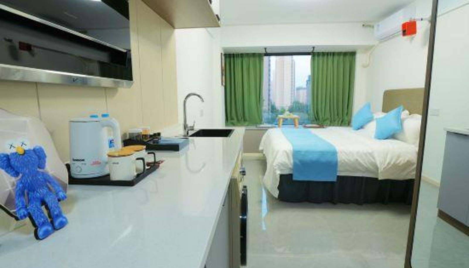 Zimmer - Lanyue Hotel Apartment (Hefei Longhu Longyu Center)