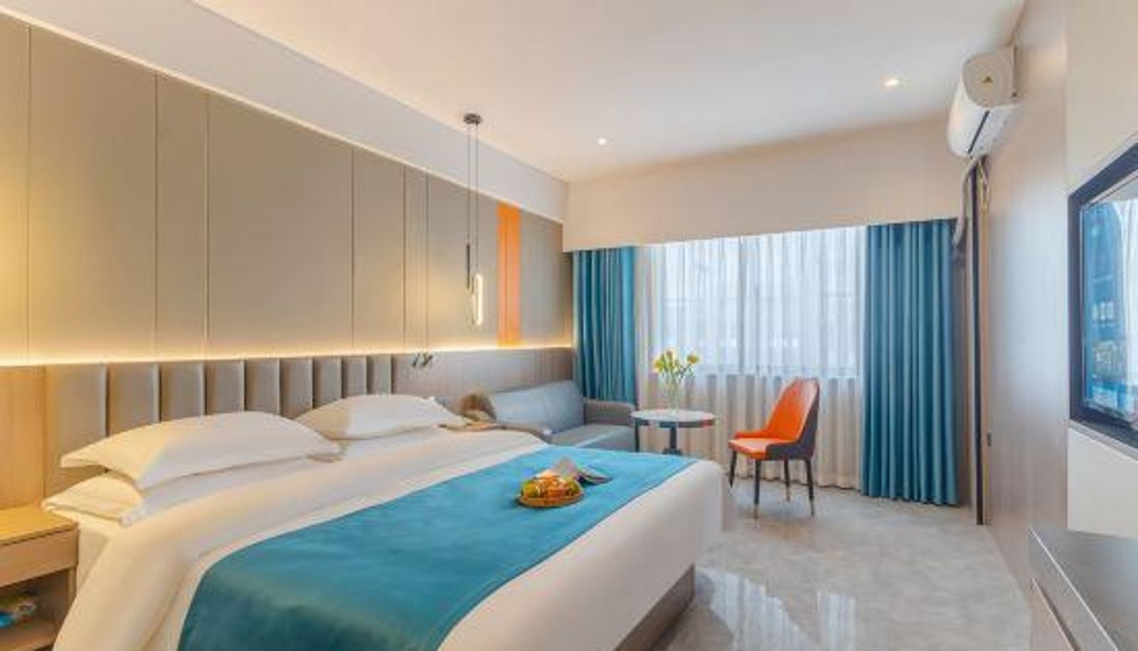 Zimmer - Aimeite Hotel(Hefei Baishuiba Xintiandi)