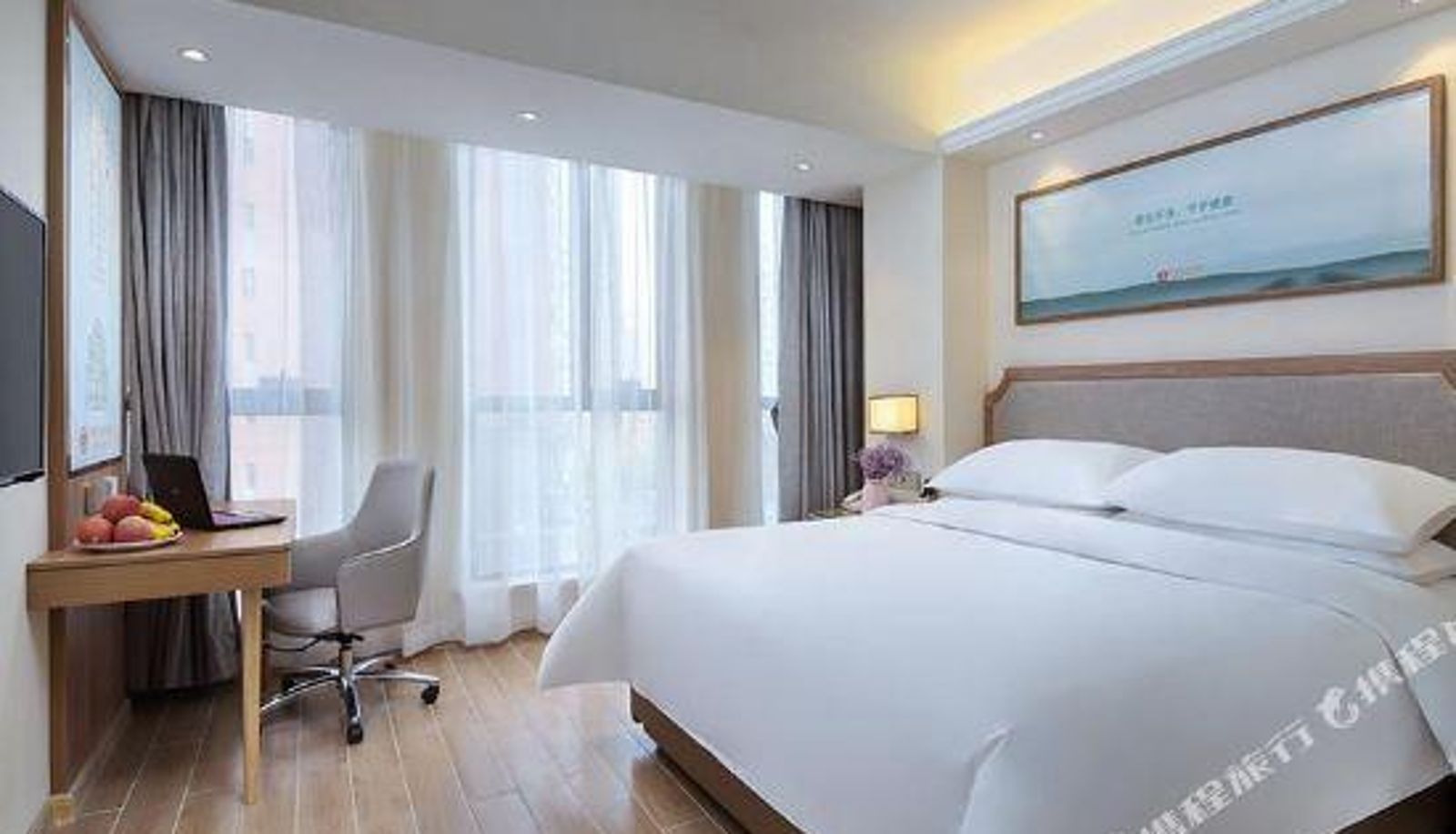 Zimmer - Vienna 3 Best Hotel (Hefei Mingfa Square Silihe Road)