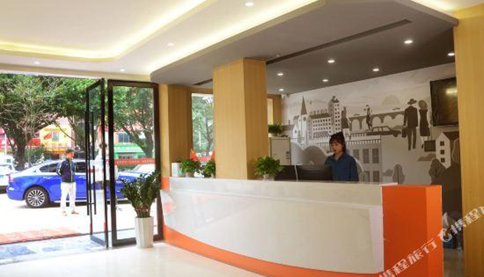 Reception - Orange Guest Chain Hotel (Ganzhou Jiufang Gold Plaza Store)