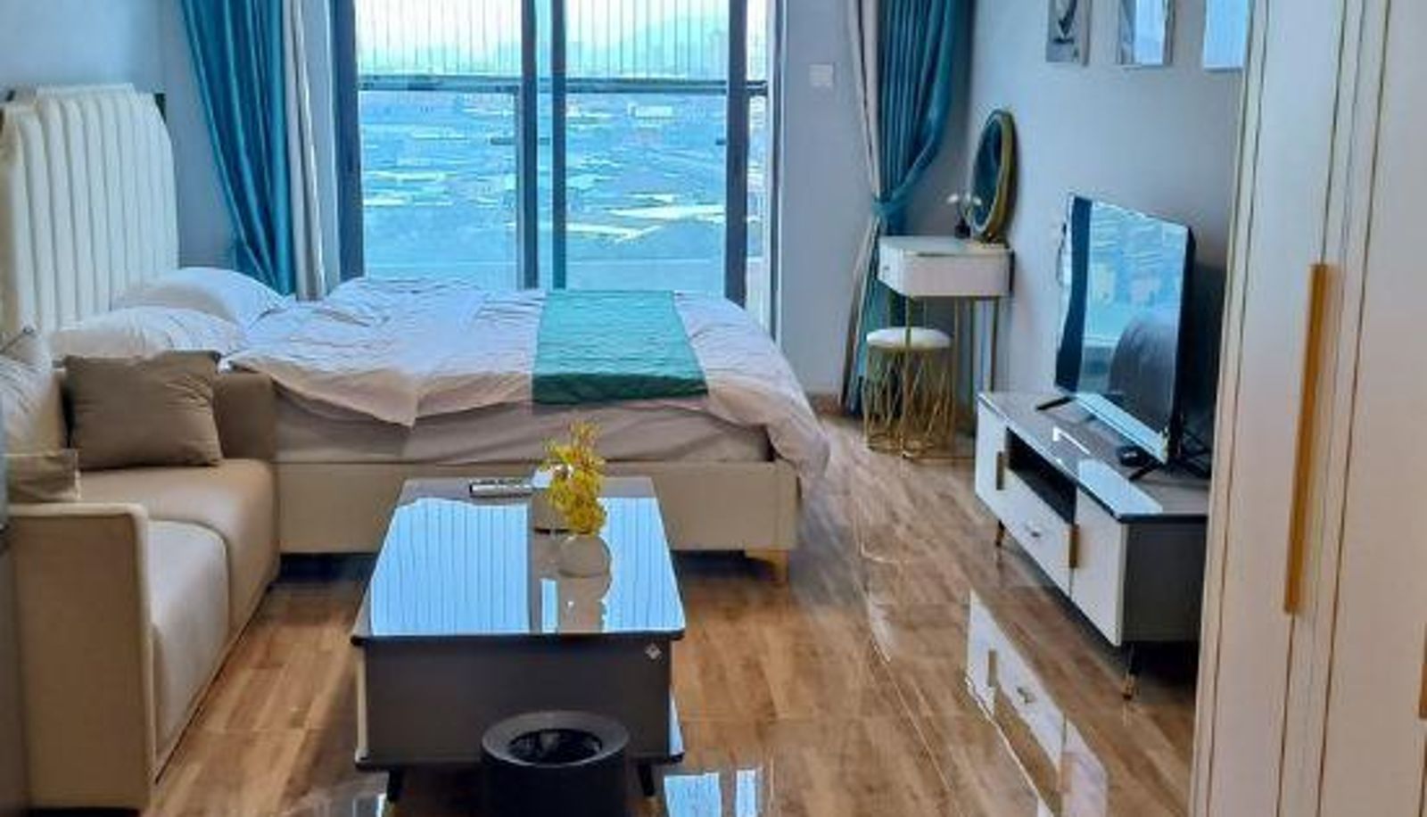 Habitación con vistas al río - Bato International Apartment (Foshan Century Binjiang Branch)