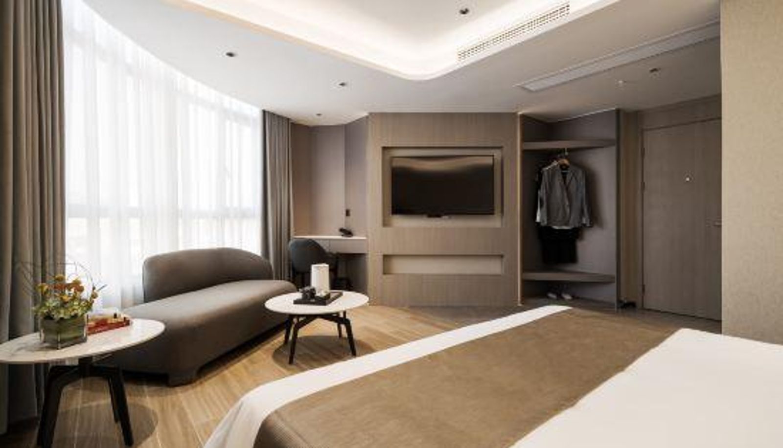 Zimmer - Haoqun Selection Apartment (Foshan Longjiang Wanda Department Store)