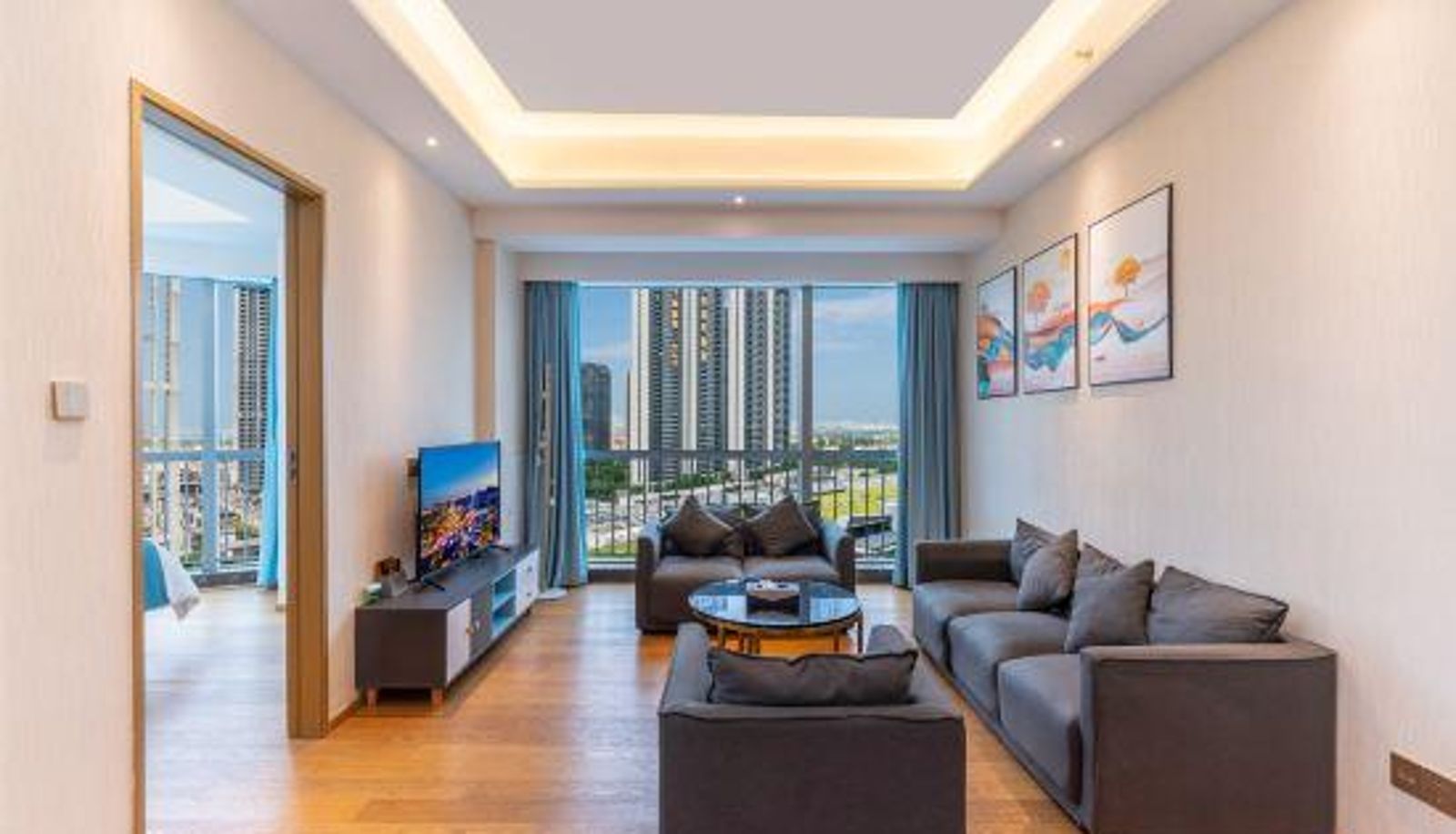 Familienzimmer - Winston  Apartments  (Foshan  overseas  Chinese  Town  Happy  Coast  Plus  Store