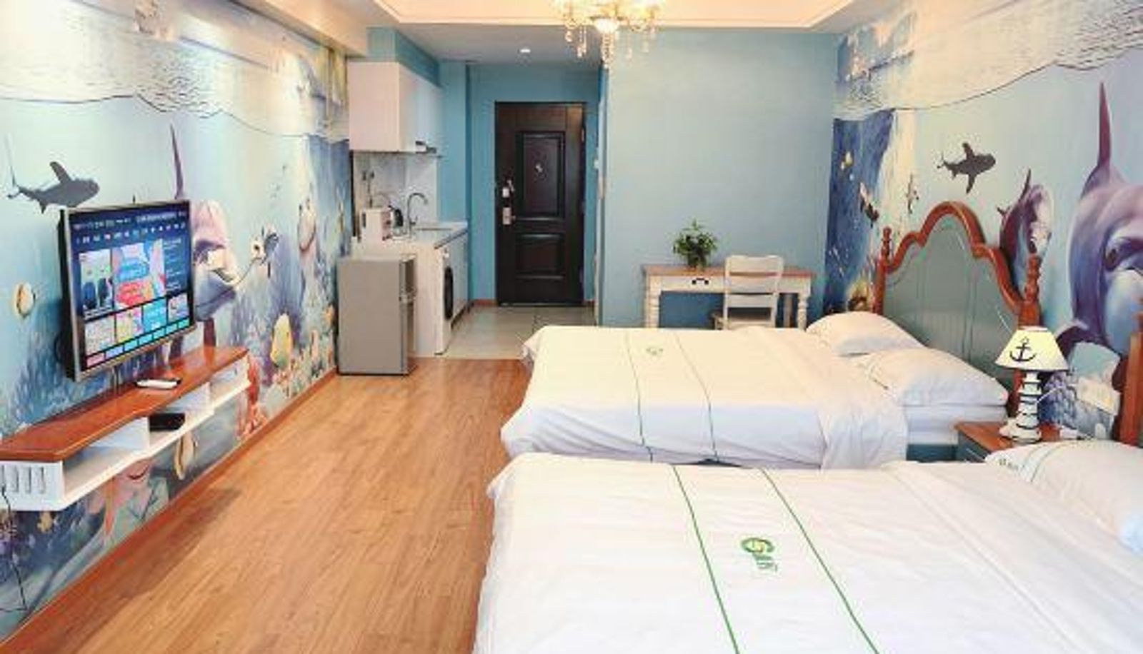 Chambre - Guidan Theme Apartment Hotel (Dongguan Humen Wanda Plaza)