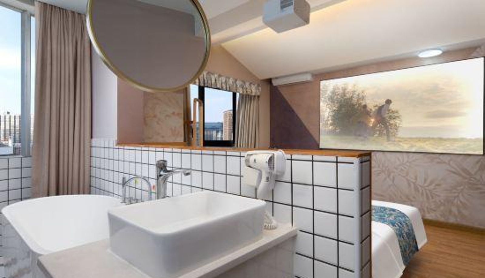 Room with river view - Qimushe hotel