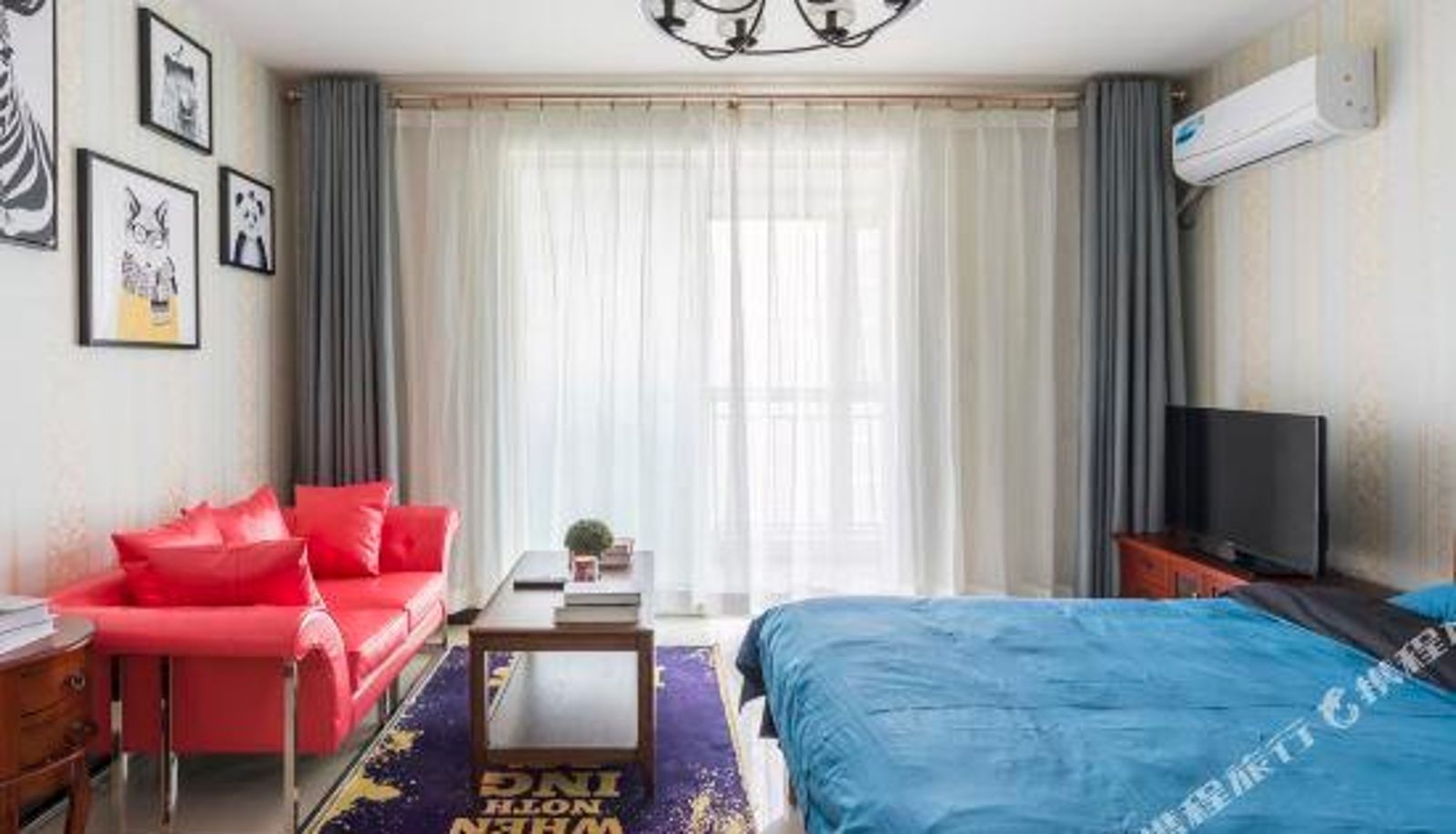 Zimmer - Baoding Guonian Homestay Apartment