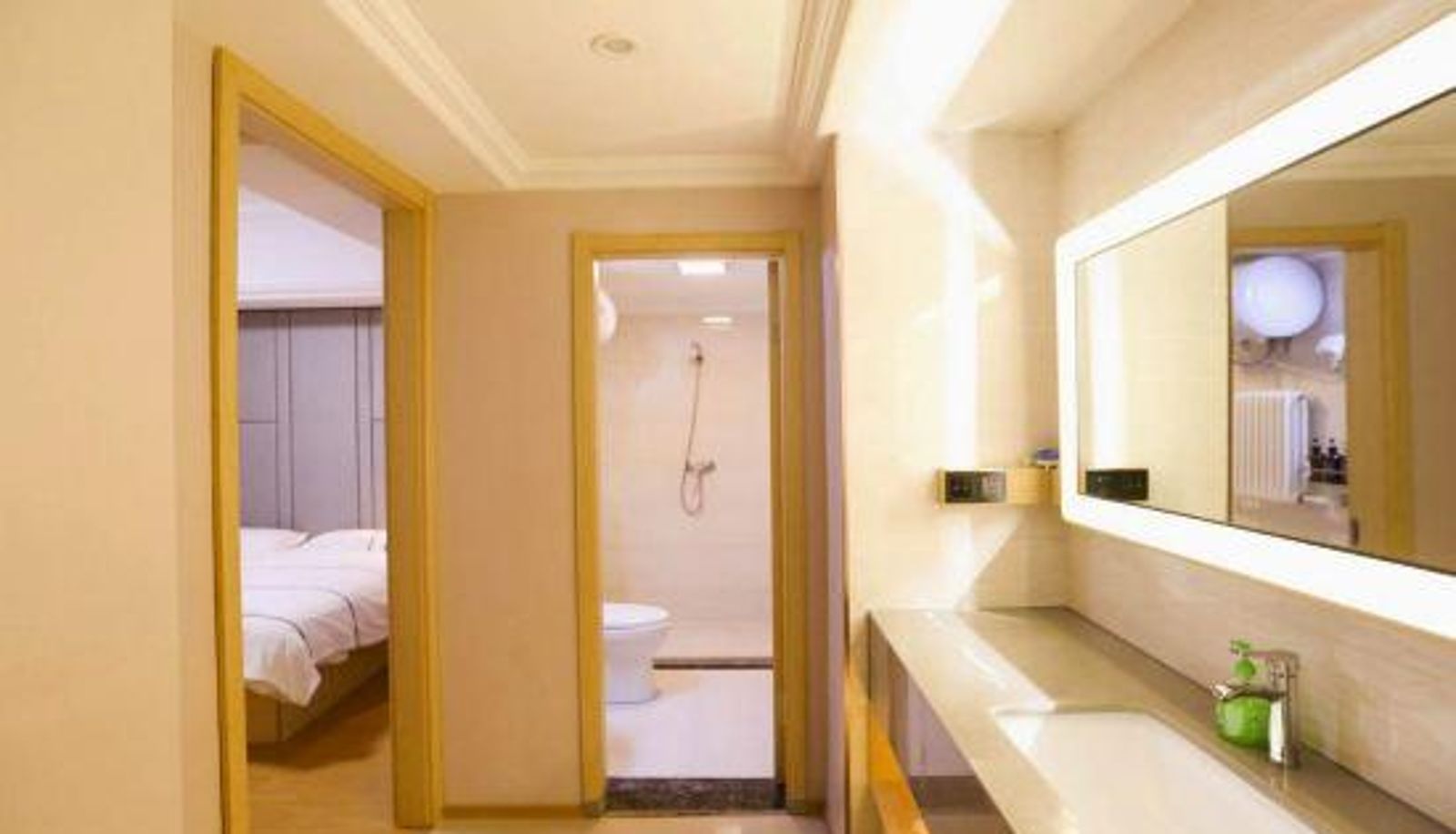 Chambre Familiale - Wanda Plaza) Pebble Motel (Changchun North Railway Station