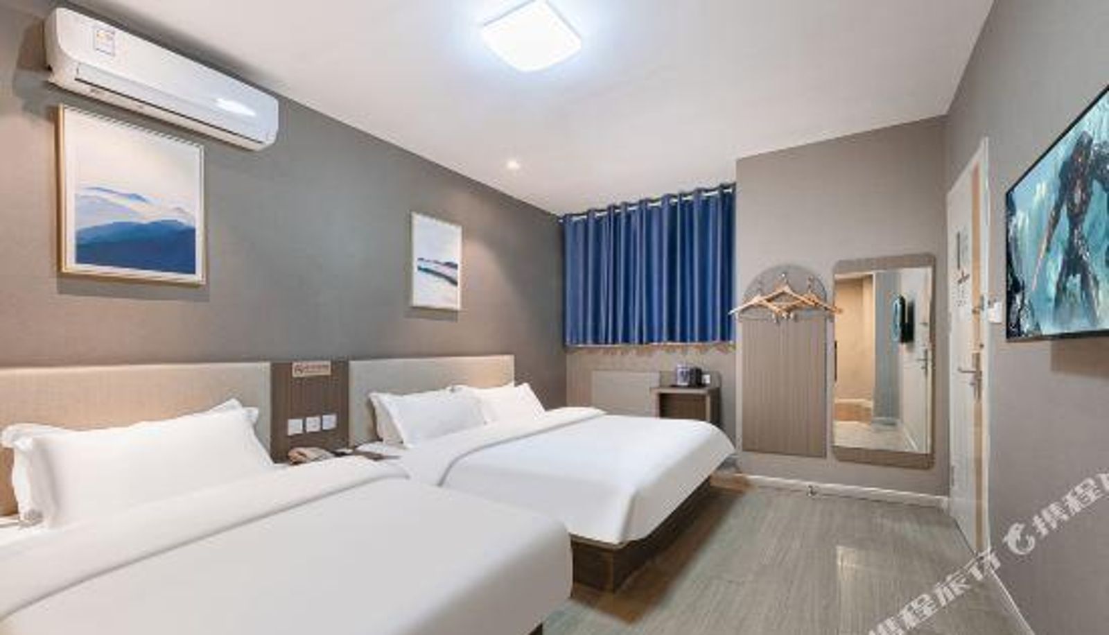 Chambre Familiale - World Smart Hotel (Jinan Quancheng Square Qilu Hospital)