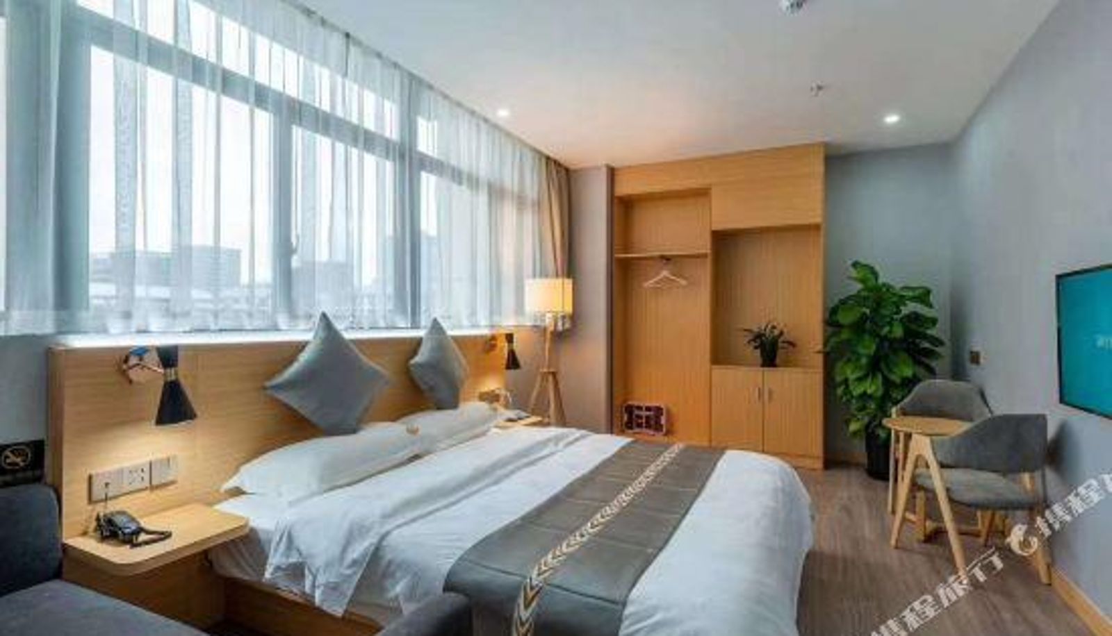 Chambre - Xiyun light luxury hotel (Nantong University store)