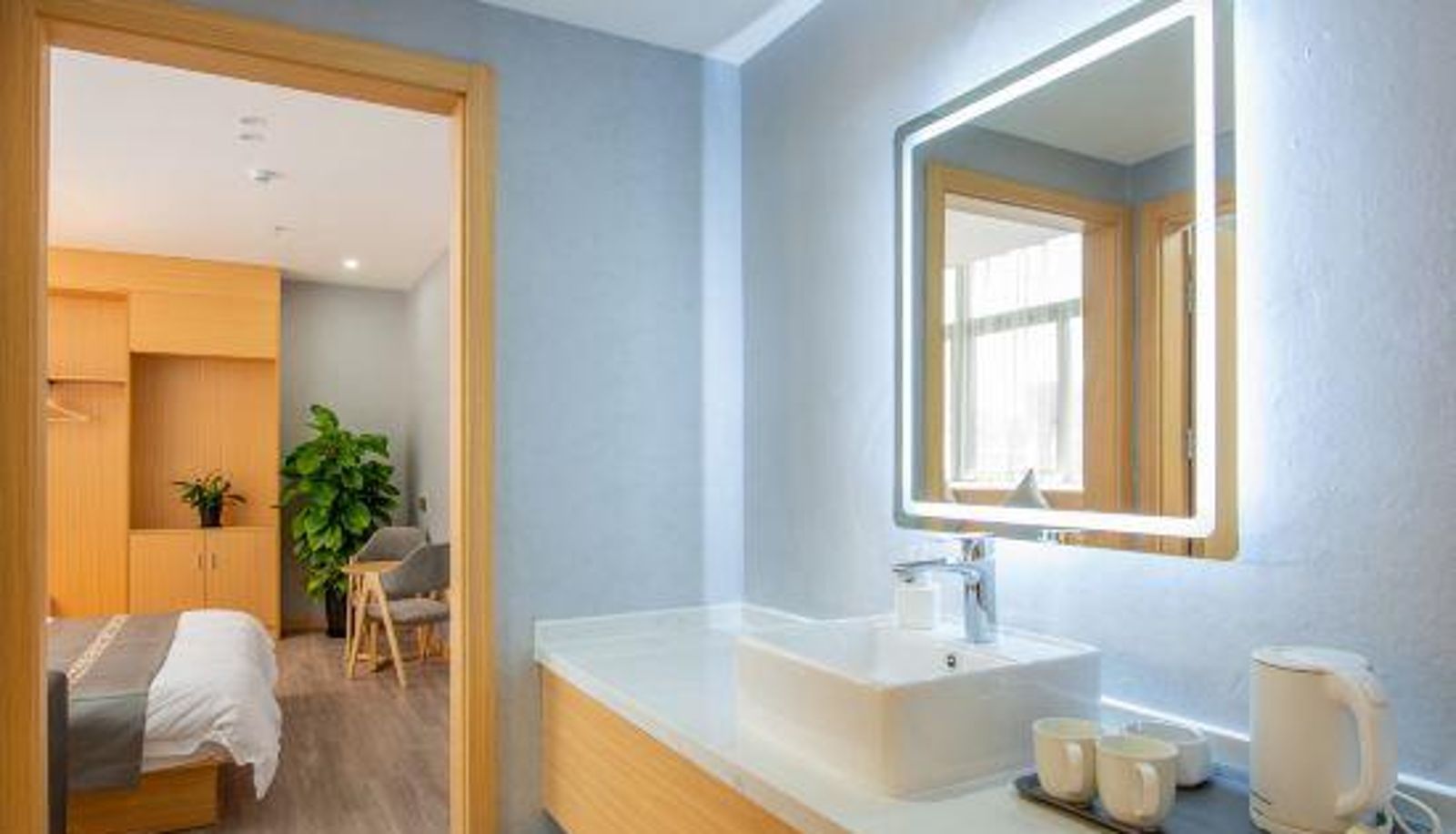 Chambre - Xiyun light luxury hotel (Nantong University store)
