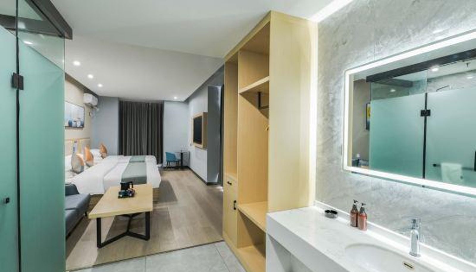 Familienzimmer - Ruiyi Hotel (Urumqi High-speed Railway Wanda Branch)
