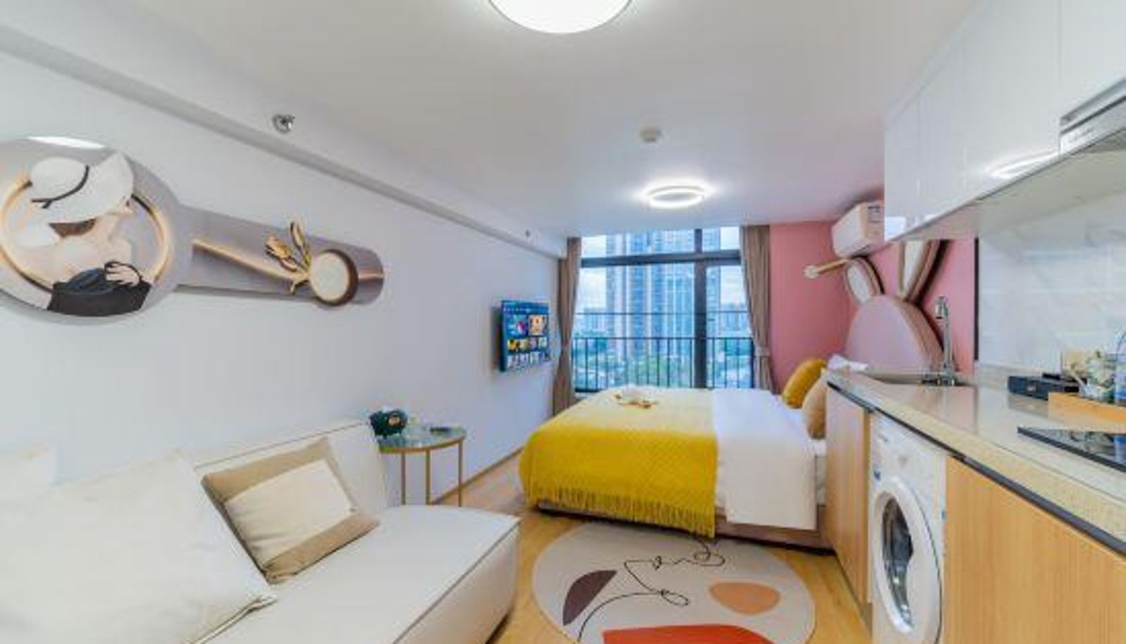 Chambre - Earl Apartment No.1 (Guangzhou Yangang Subway Station)