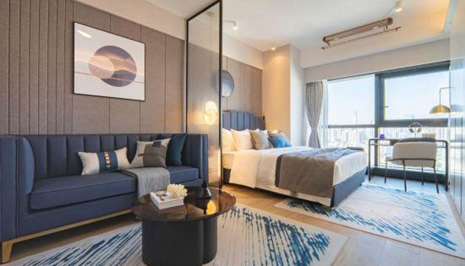 Habitación - Hanwen International Apartment (Guangzhou Pearl River New Town Zhongshan Eye Center Branch)