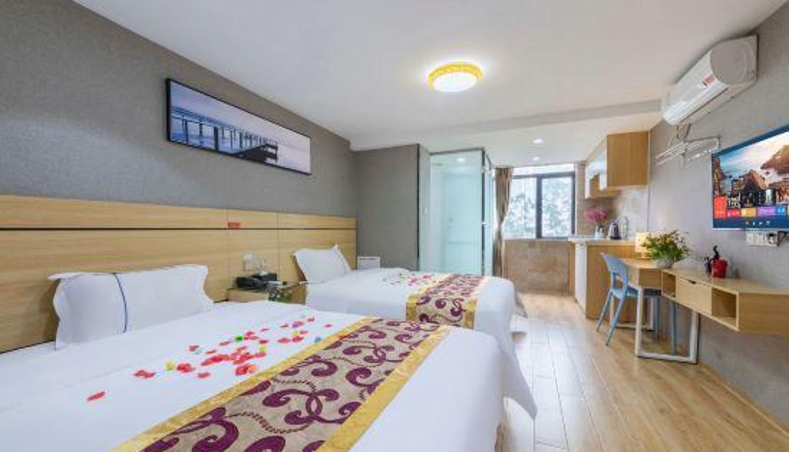 Room - Fenglin boutique apartment (Guangzhou Nansha Dayong subway station store)