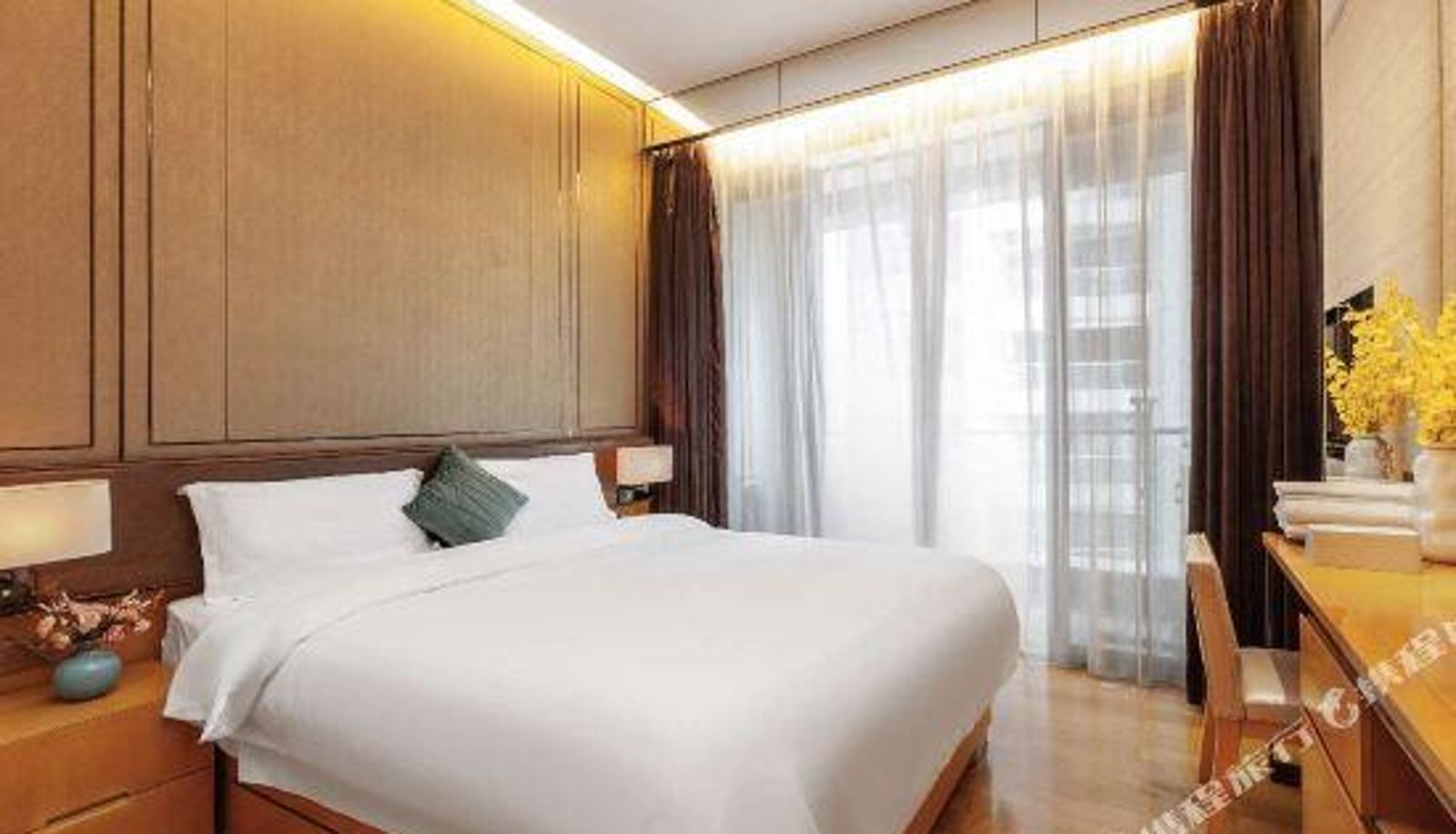 Kamer met balkon - Guangzhou Lierman Hotel Apartment