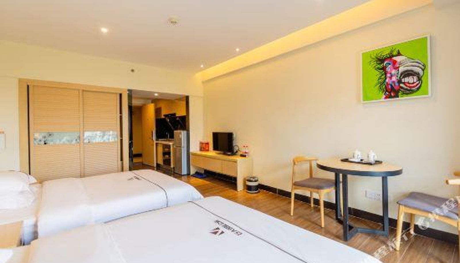 Business-Zimmer - Juda International Apartment Huijiang Metro Station