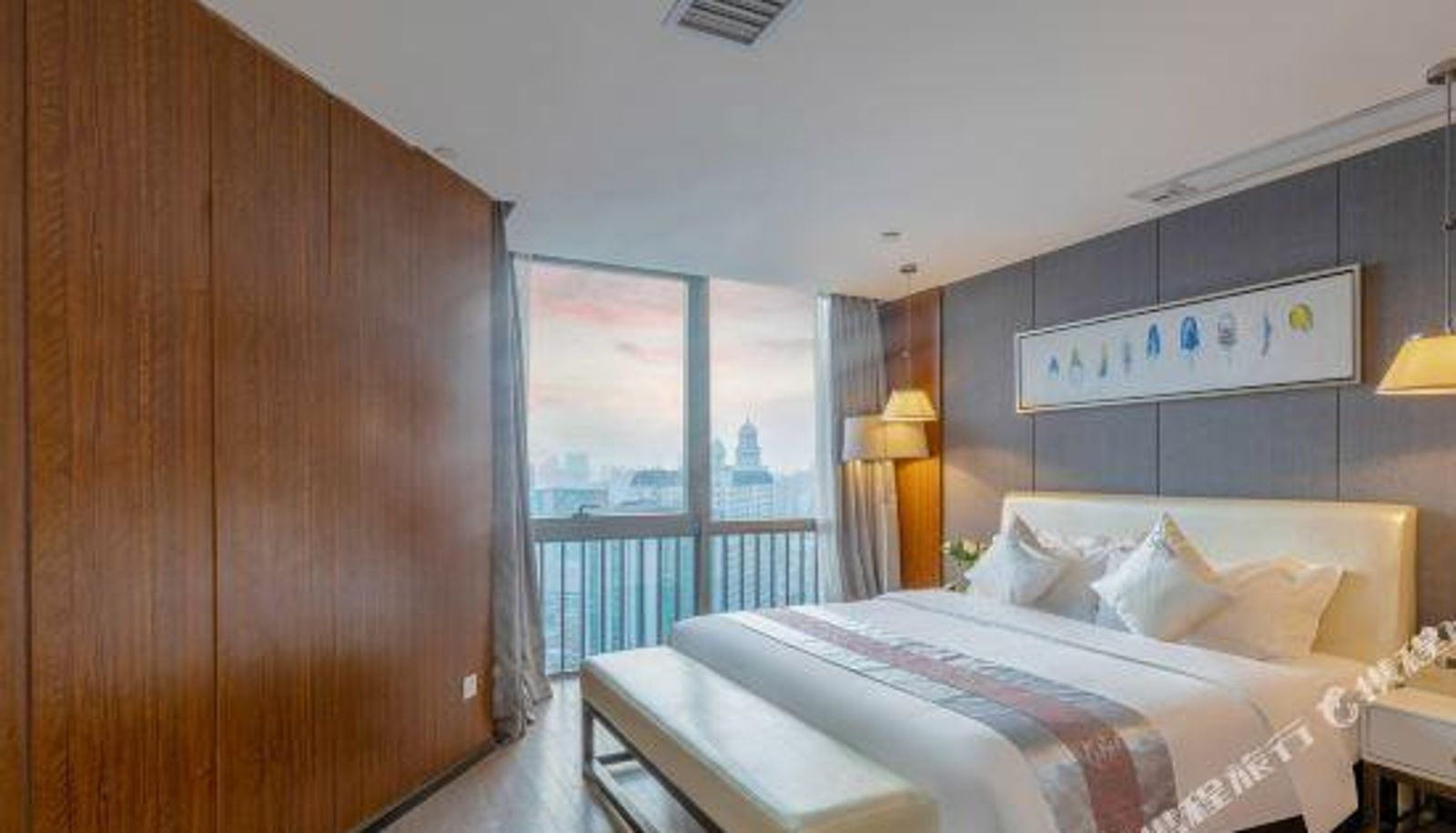 Business-Zimmer - Yimimi Hotel Apartment (Guangzhou Beijing Road Jiedeng Duhui)