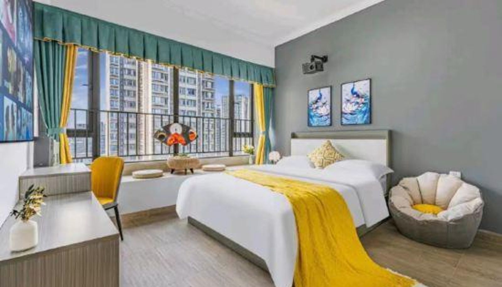 Business-kamer - Gardening International Apartment (Guangzhou Luogang Wanda Suyuan Subway Station)