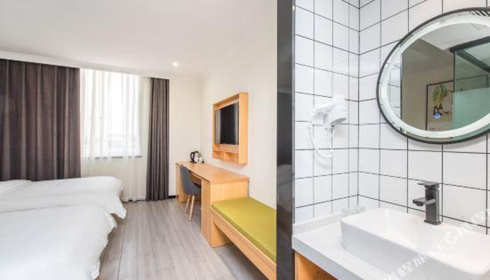 Business-Zimmer - Qingji Hotel (Suzhou Shengze RT-Mart Fuxin Middle Road Branch)