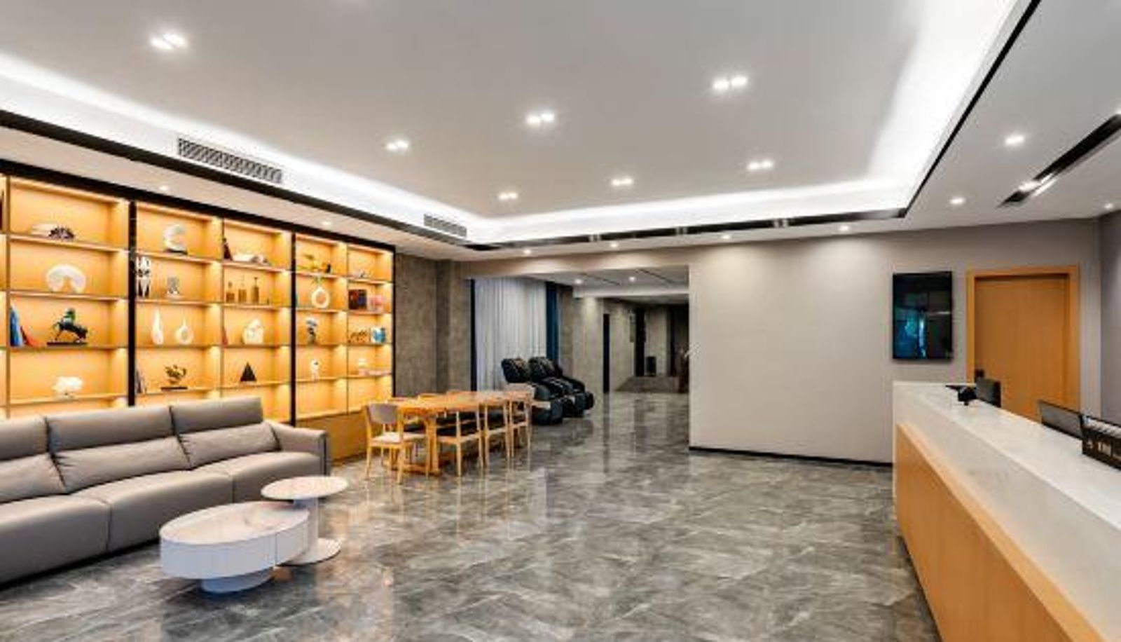 Rezeption - Yilong Anyun Hotel (Nanjing Jiangning Southeast University South Gate)