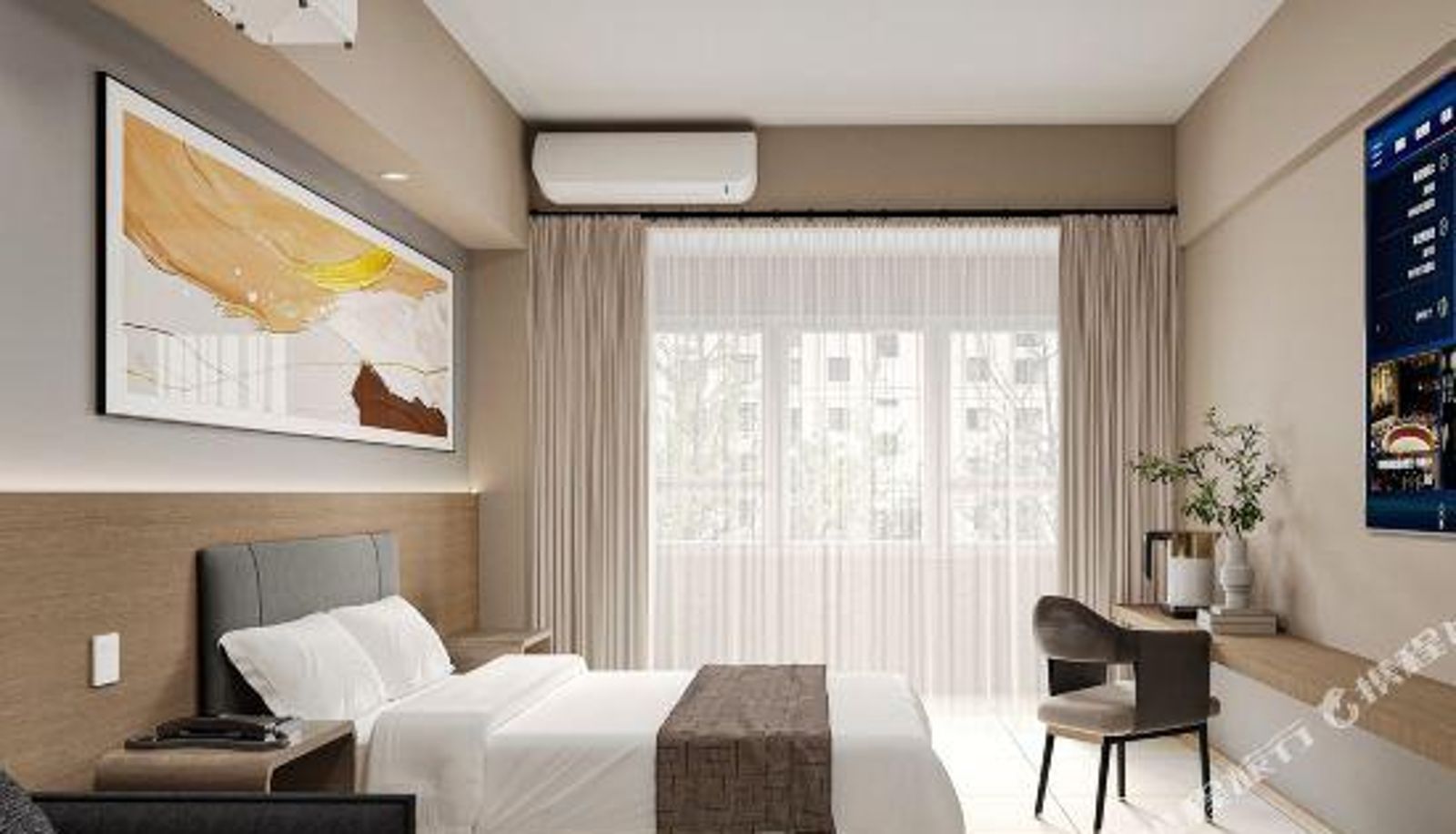Habitación - Puyue Apartment (Xi'an International Convention and Exhibition Center)