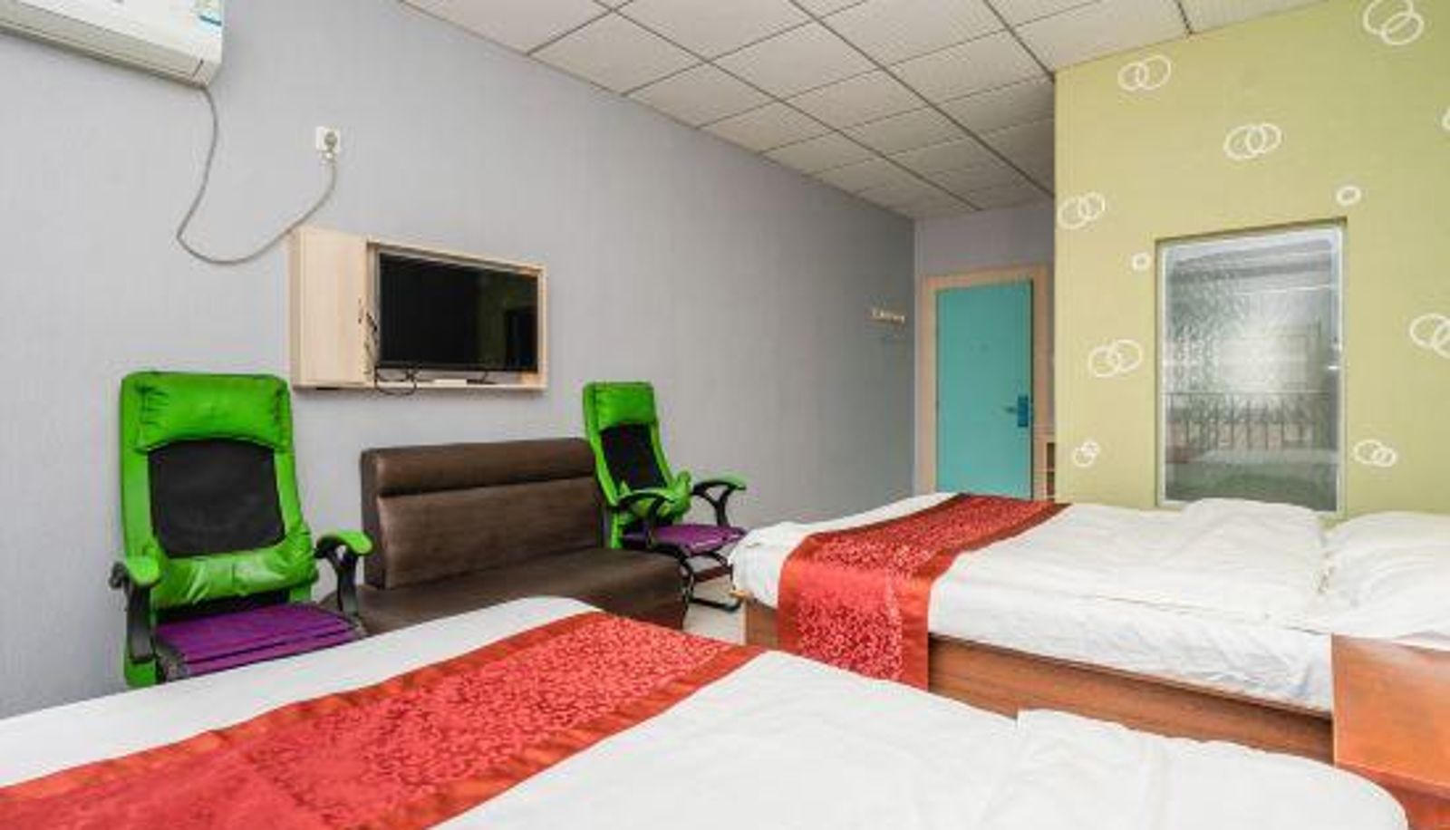 Familienzimmer - Binyue Holiday Apartment (Qingdao World Expo City Fusion College Branch)