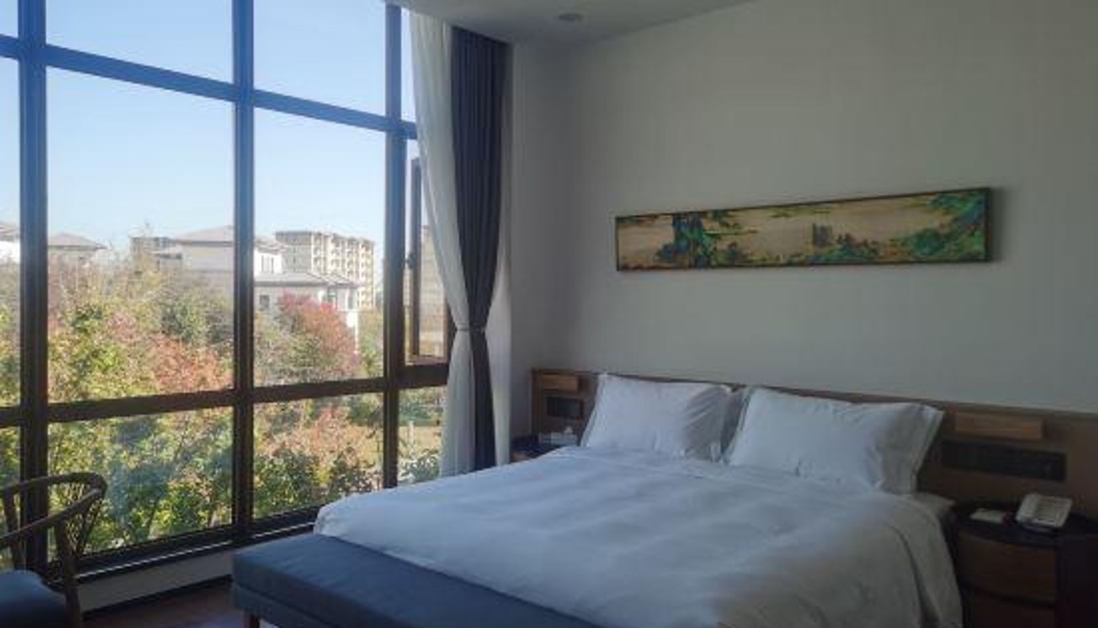 Zimmer mit Seeblick - Qingdao Rongyuan Mountain Residence