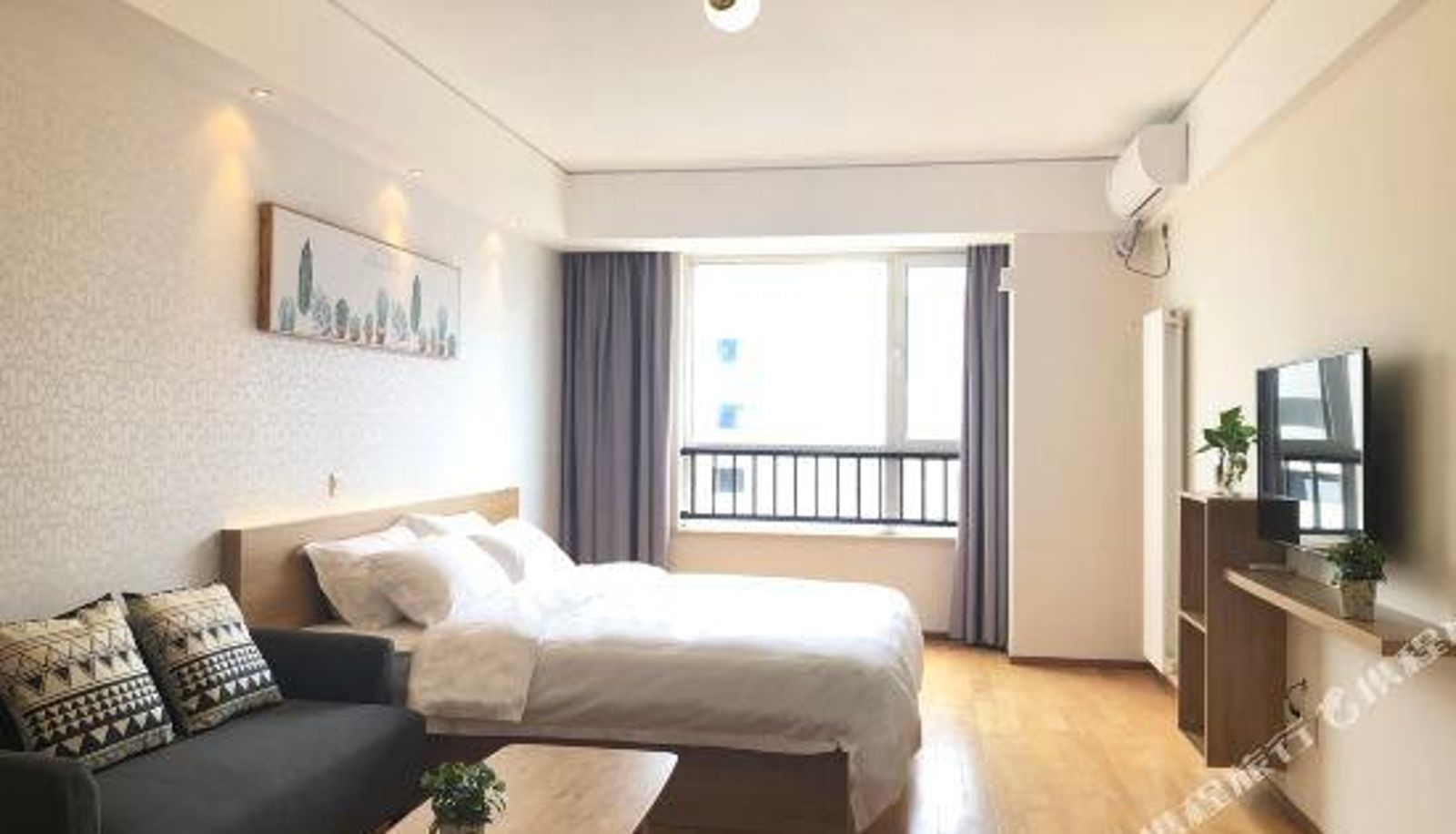 Chambre - Zhumei Impression Apartment (Qingdao Guoxin Convention and Exhibition Center Shop)