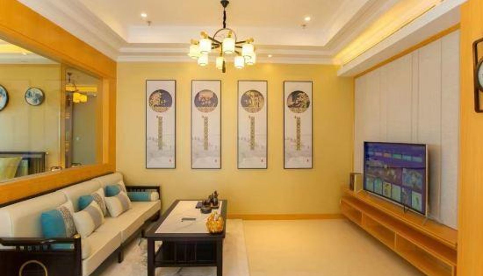 Pokój z widokiem na morze - Victoria Seaview Apartment Hotel (Dalian Donggang Venice Water City Shop)