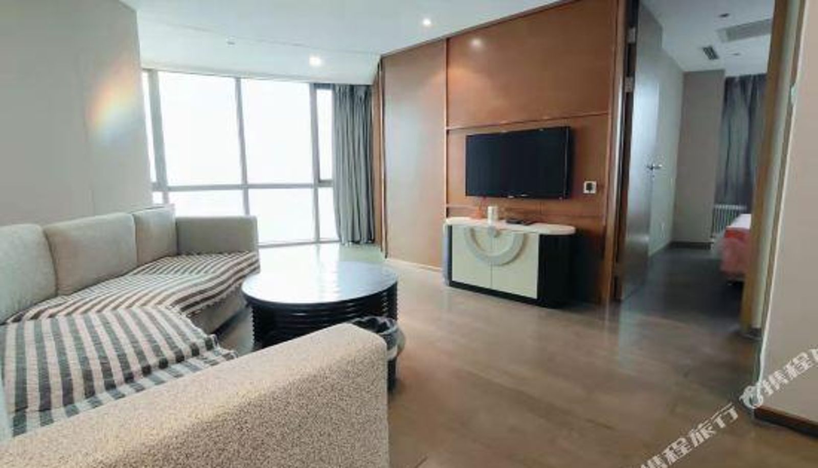 Room with sea view - Qingyue Holiday Light Luxury Apartment (Qingdao Zhanqiao Railway Station)