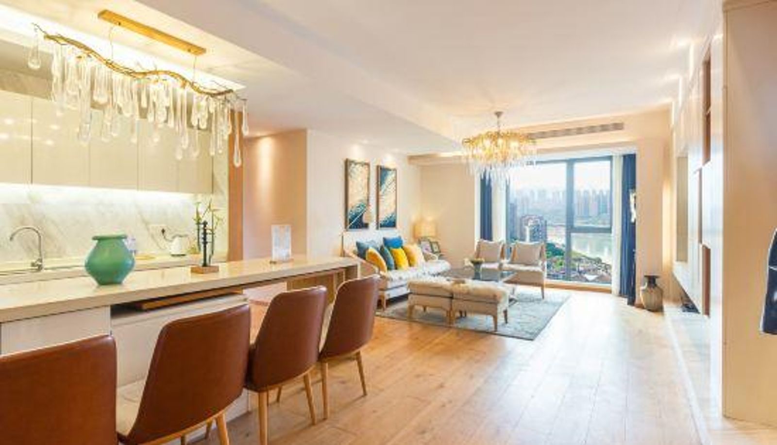 Habitación con vistas al río - Qingshe Business Travel Apartment (Chongqing Enterprise World Branch)