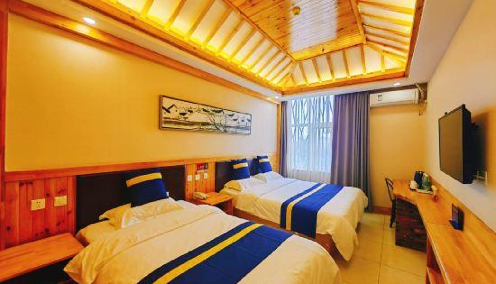 Familienzimmer - Beijing)  Shunyi  Niulanshan Super 8 Hotel (Changjin Road