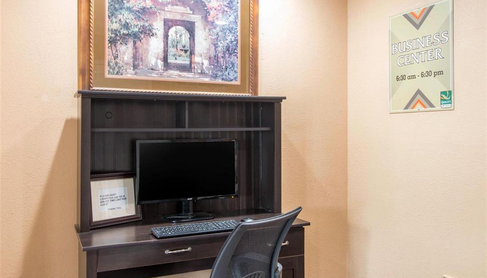 Geschäftszentrum - Quality Inn & Suites I-35 near Frost Bank Center