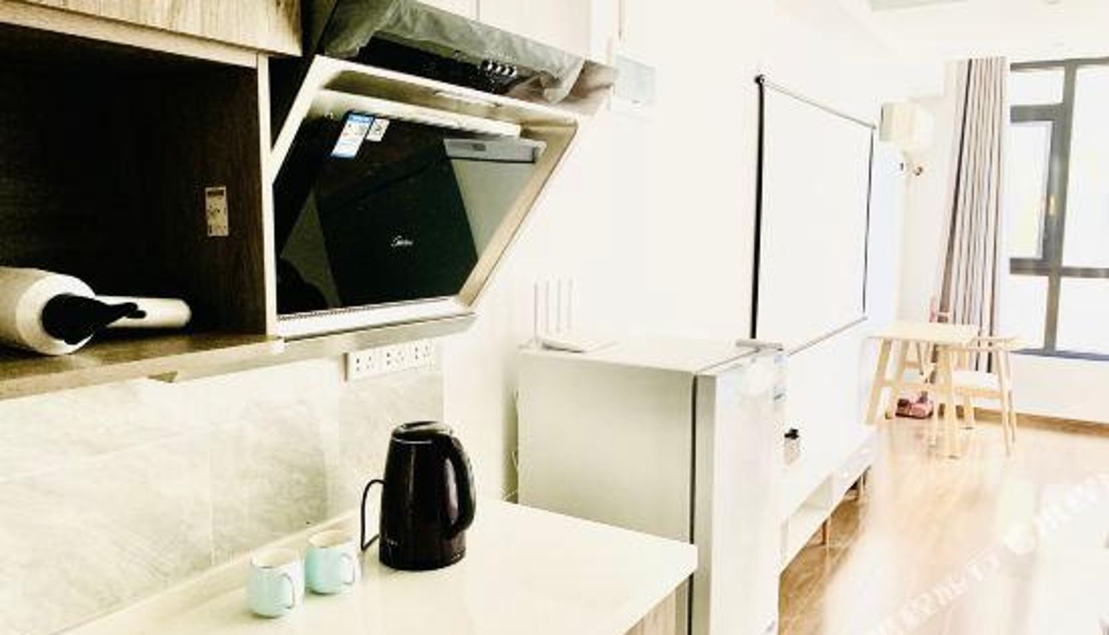 Zimmer - Orange family light luxury ins cinema apartment (Nanchang railway station store)