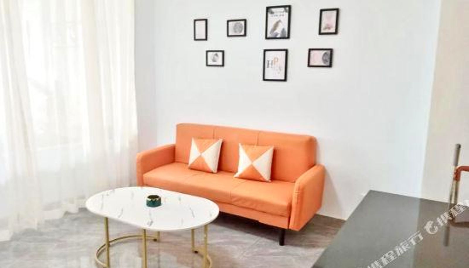 Kamer - Orange family light luxury ins cinema apartment (Nanchang railway station store)