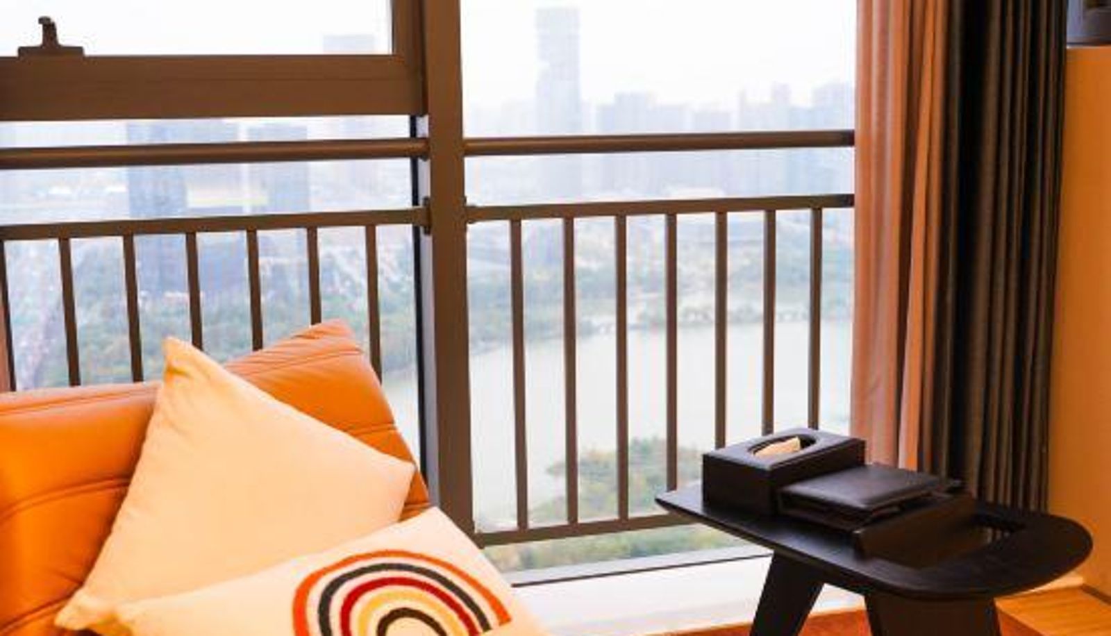 Pokój z widokiem na jezioro - Ganzhou Vientiane SOHO Mashiguang Apartment