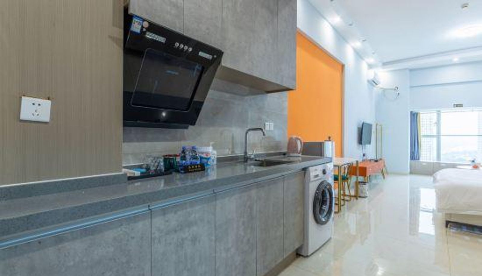 Chambre avec vue sur la rivière - Shuimian Mima Theme Apartment (Foshan Xincheng Baoli)