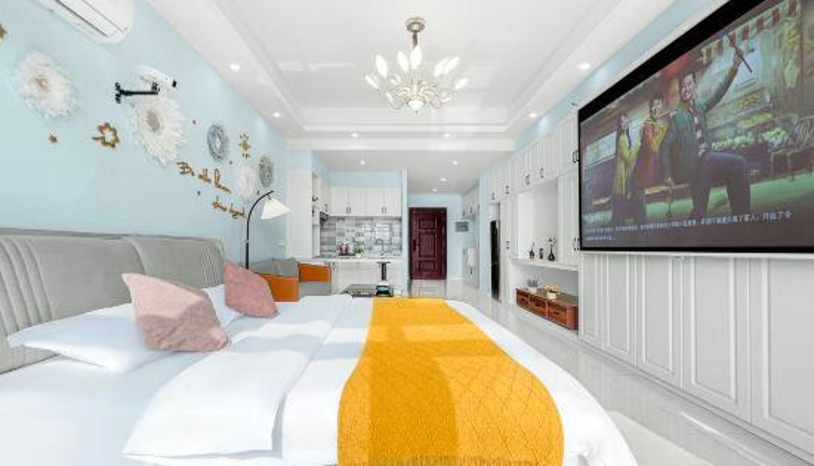 Zimmer - Bubble Jumu Cinema Apartment (Changzhou Xinghu Square University Town)