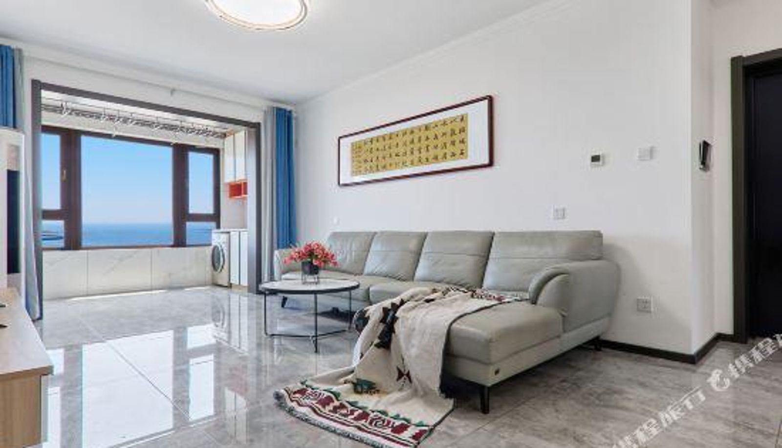 Room with sea view - Qinhuangdao Golden Dream Bay Lanting Sea View Holiday Apartment (University City Store)