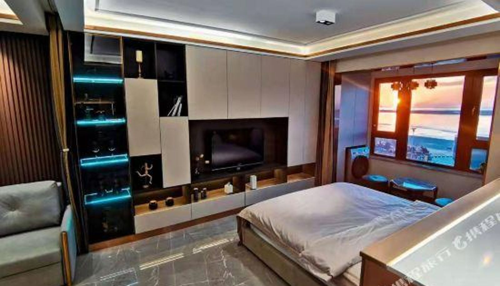 Room with sea view - Qinhuangdao No.7 Designer Seaview Apartment